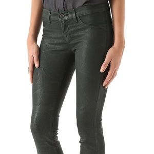 J Brand coated skinny jeans